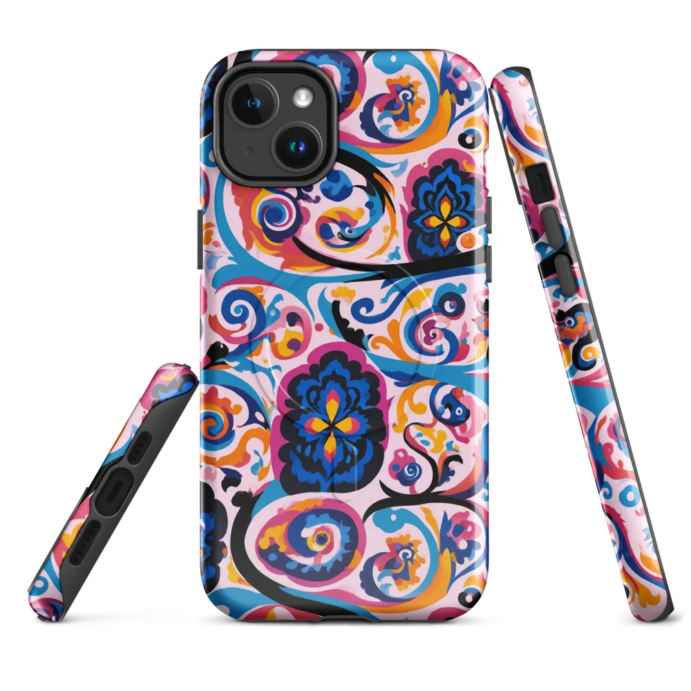 Carnival Paisley on MagSafe Tough Case for iPhone® — Front