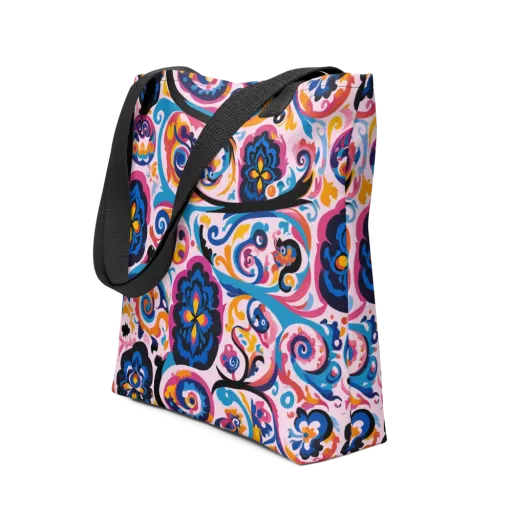Carnival Paisley on a Tote Bag