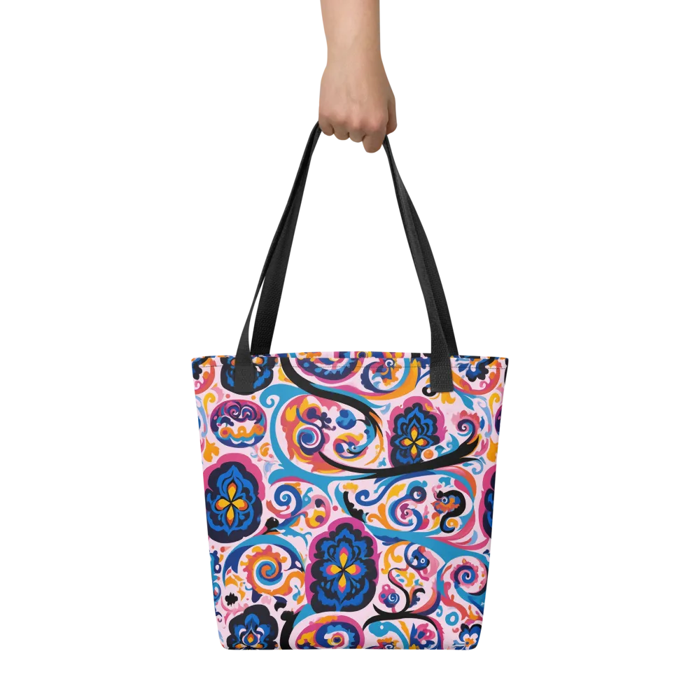 Carnival Paisley on Tote Bag — Front