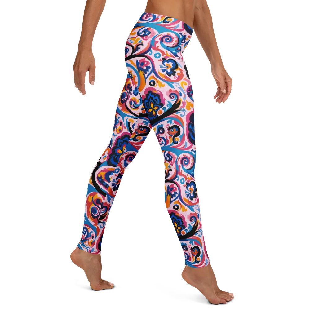 Carnival Paisley on Leggings — Right