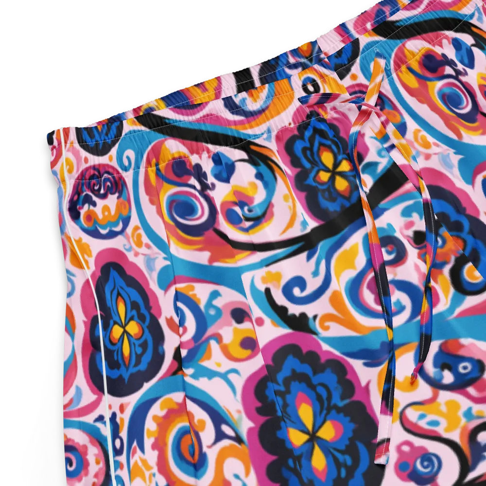 Carnival Paisley on Women's Pajama Shorts — Product details