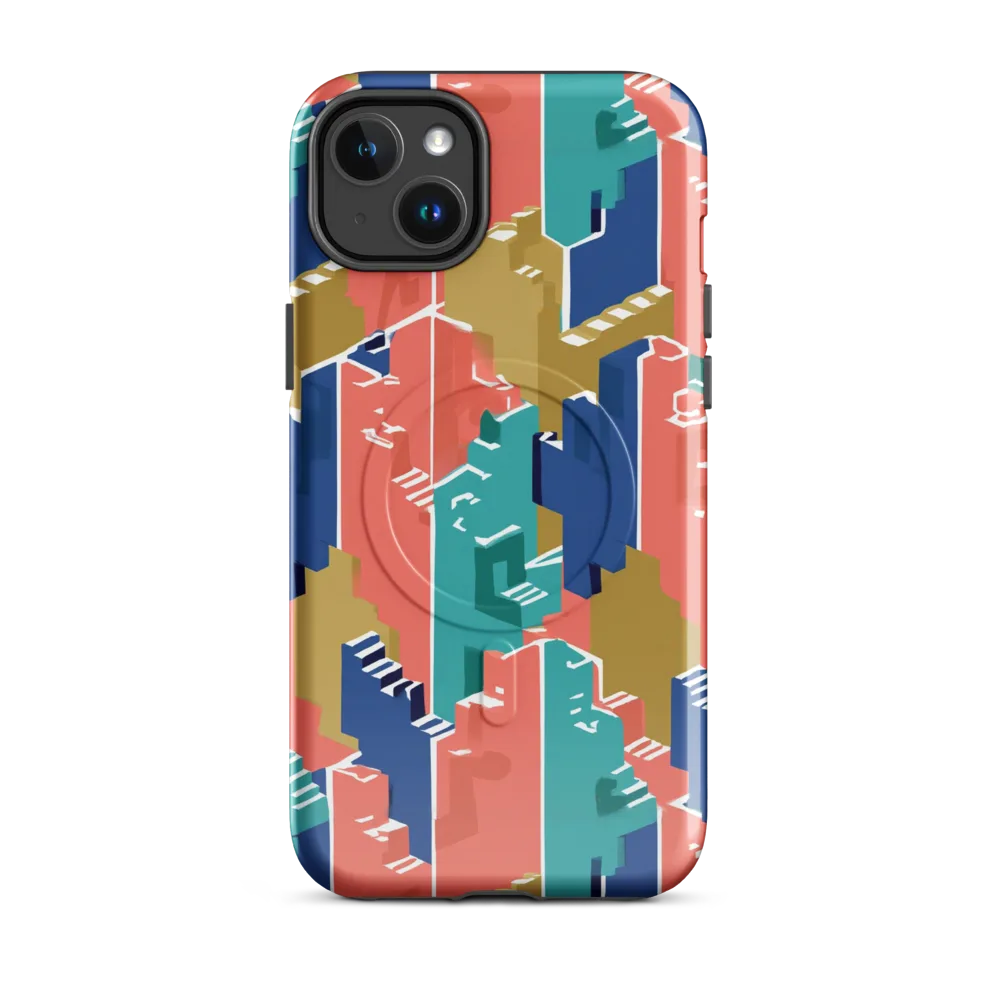 Coral Skyline on MagSafe Tough Case for iPhone® — Front