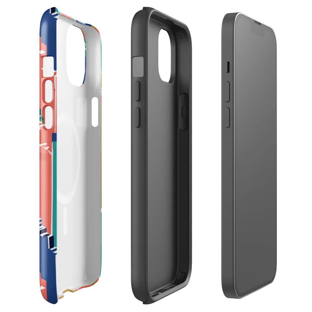 Coral Skyline on MagSafe Tough Case for iPhone® — Front