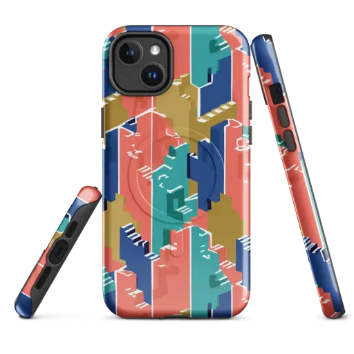 Coral Skyline on a MagSafe Tough Case for iPhone®