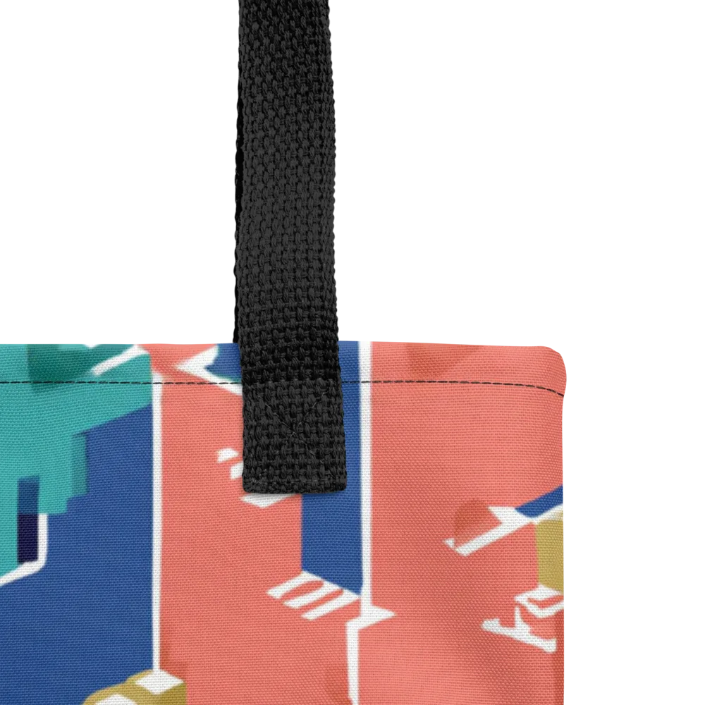 Coral Skyline on Tote Bag — Product details
