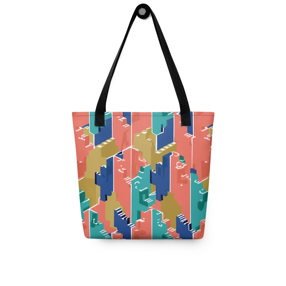 Coral Skyline on Tote Bag — Front