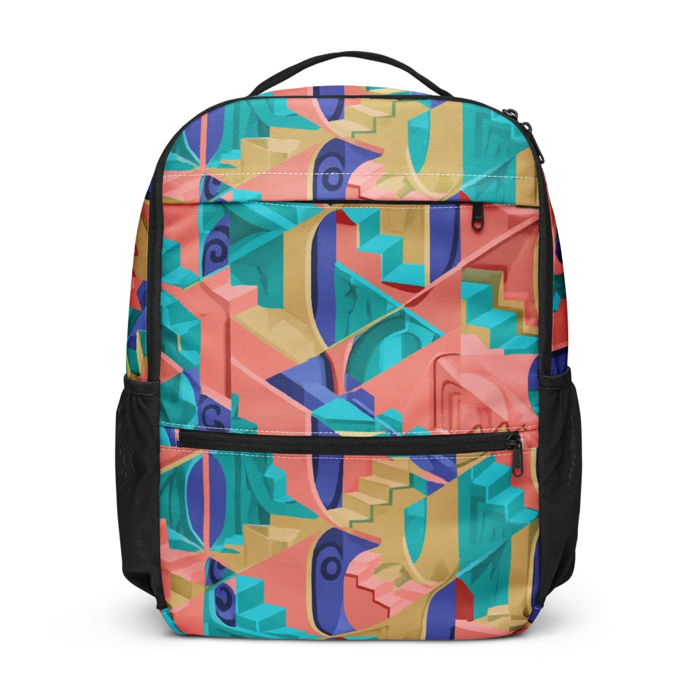 Chromatic Stairwell on Utility Backpack — Front