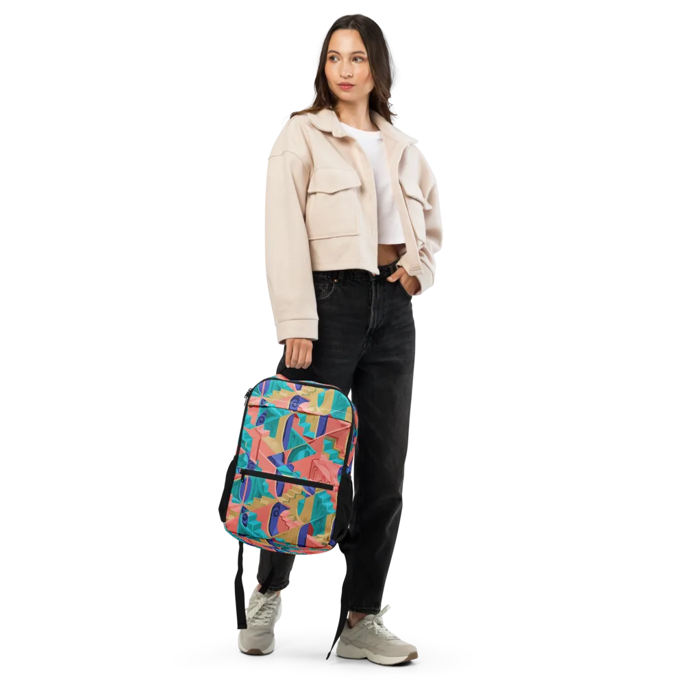 Chromatic Stairwell on Utility Backpack — Front