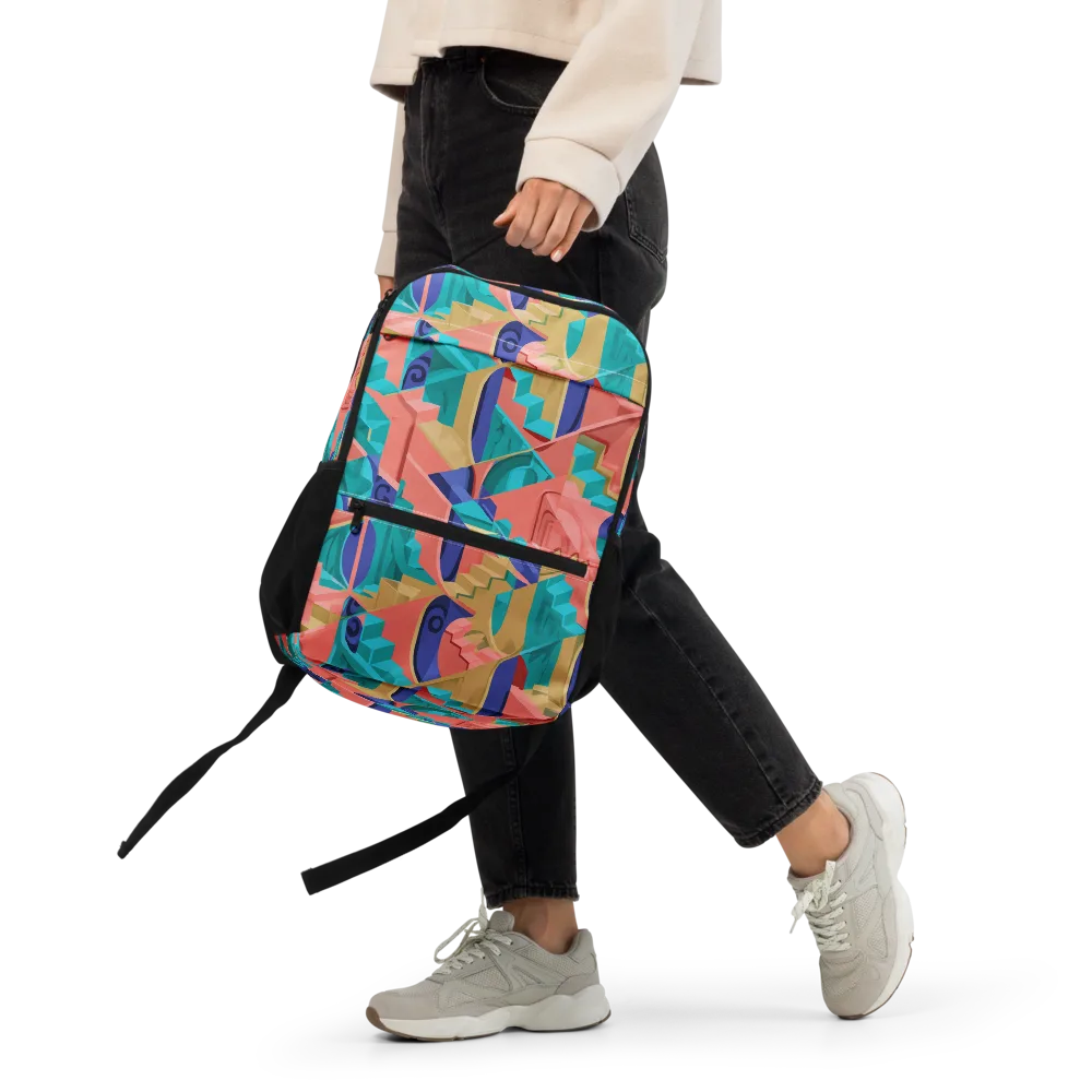 Chromatic Stairwell on Utility Backpack — Front