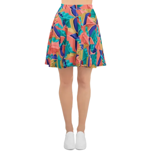 Chromatic Stairwell on a Skater Skirt