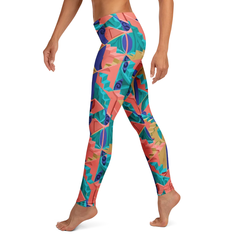 Chromatic Stairwell on Leggings — Left
