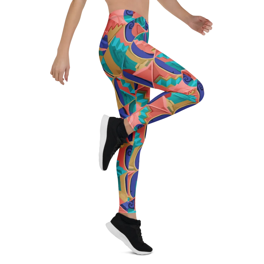 Chromatic Stairwell on Leggings — Right