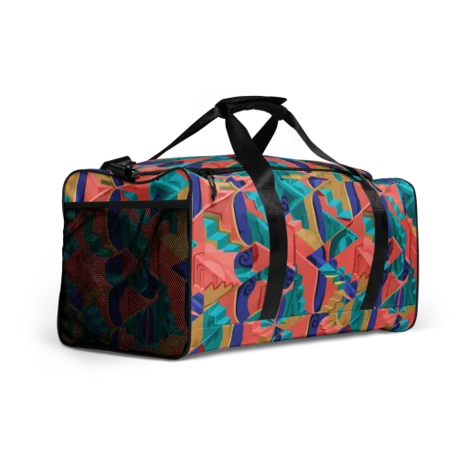 Chromatic Stairwell on a Duffle Bag