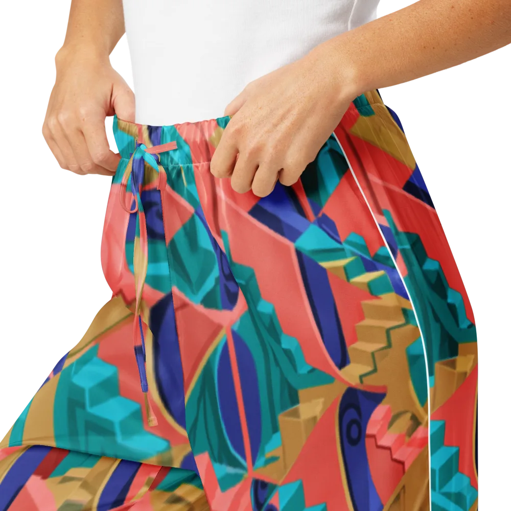 Chromatic Stairwell on Women's Pajama Pants — Product details