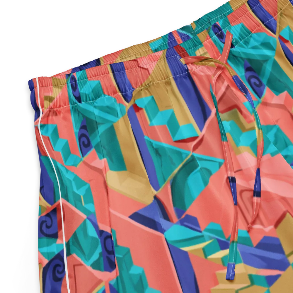 Chromatic Stairwell on Women's Pajama Shorts — Product details