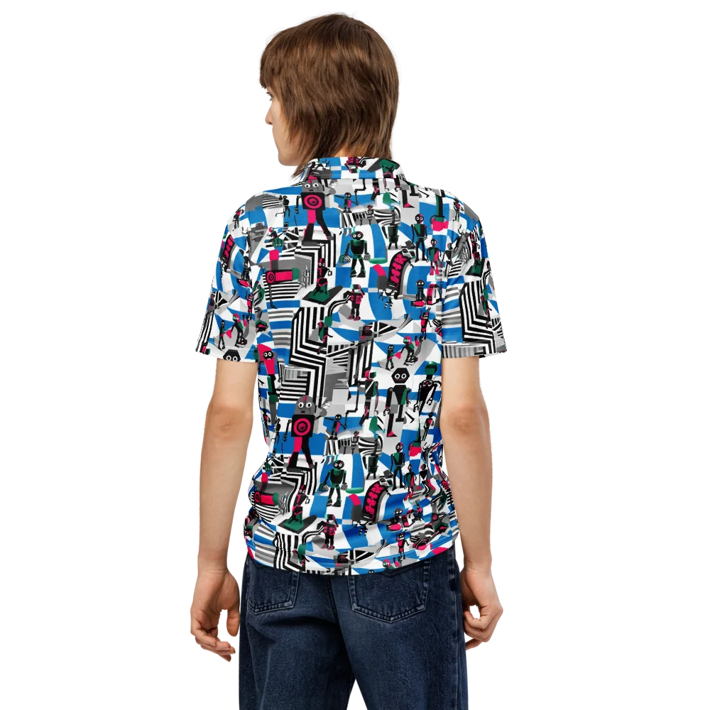Synthetic Circus on Men's Slim Fit Polo Shirt — Back
