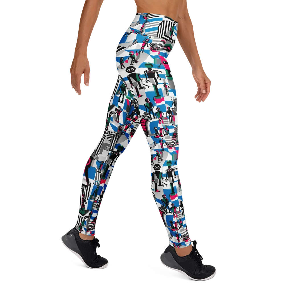 Synthetic Circus on Yoga Leggings — Right