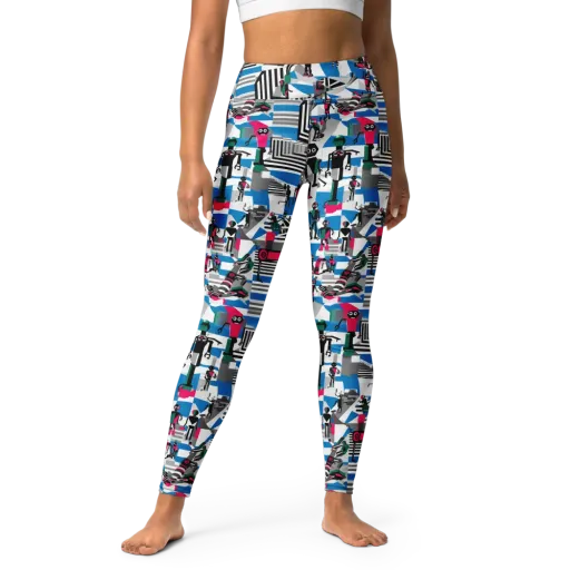 Synthetic Circus on a Yoga Leggings