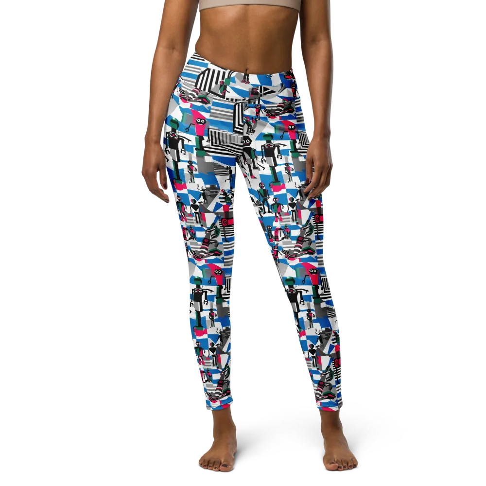 Synthetic Circus on Yoga Leggings — Front
