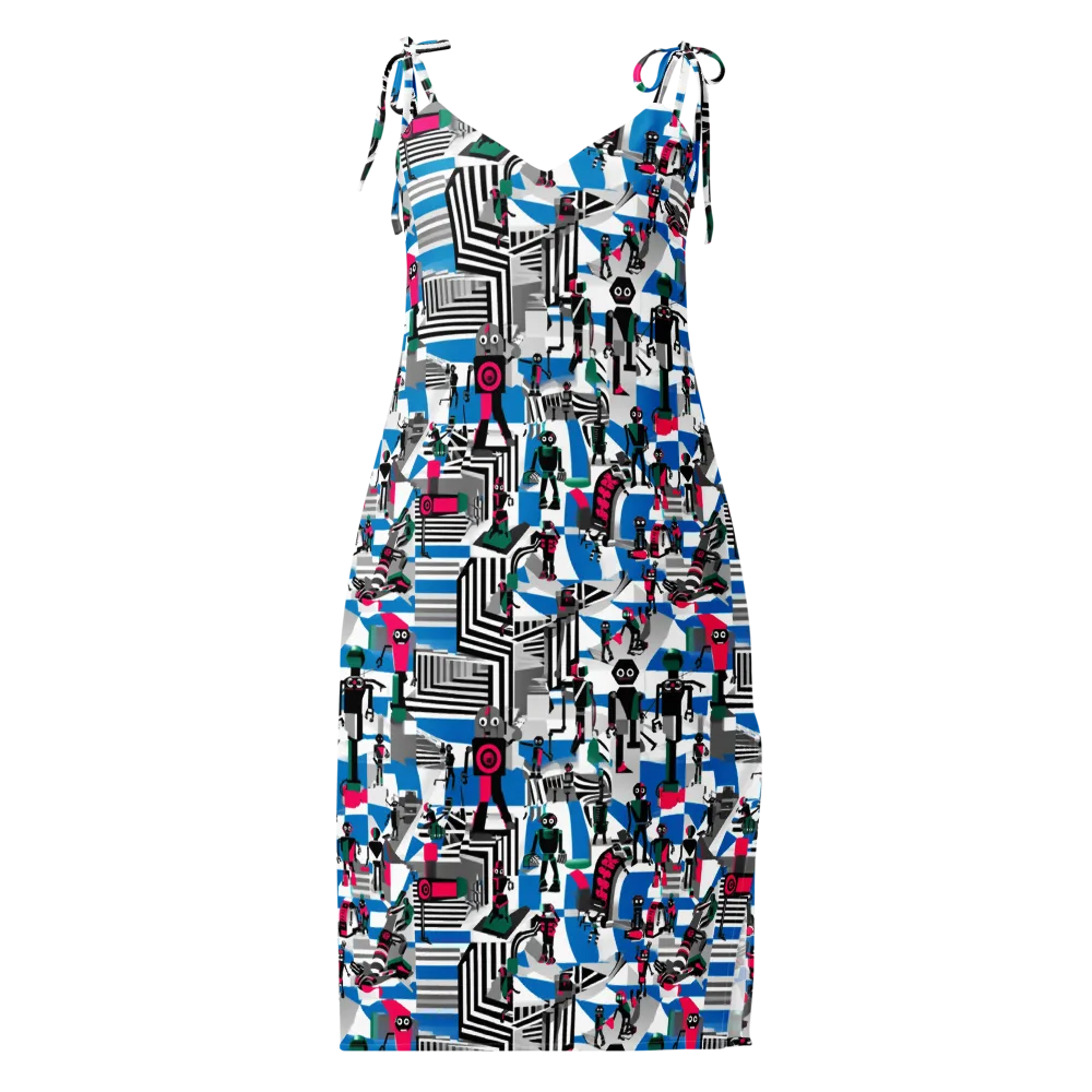 Synthetic Circus on Slip Dress — Front