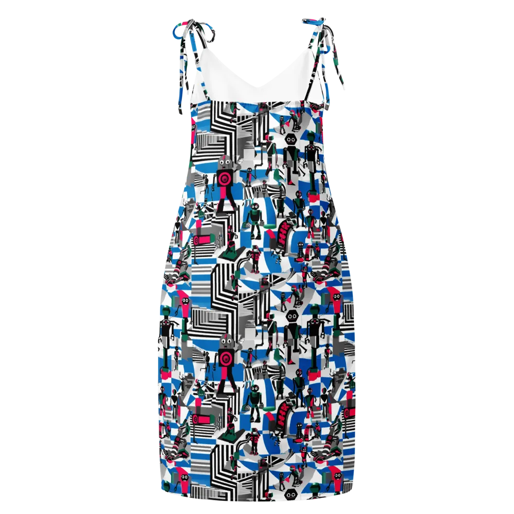 Synthetic Circus on Slip Dress — Back