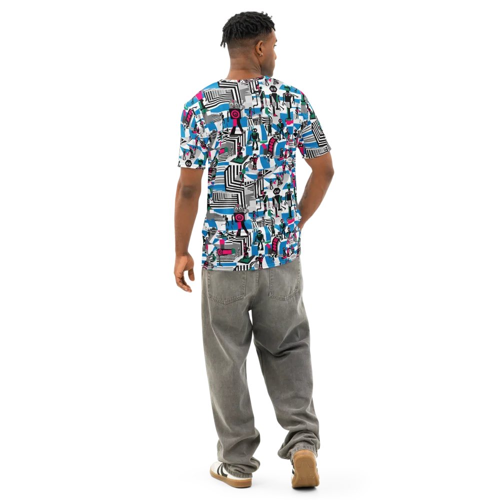 Synthetic Circus on Men's Cotton Crew Neck T-Shirt — Back