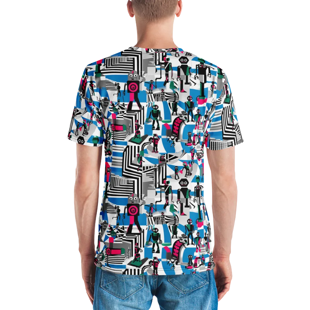 Synthetic Circus on Men's Crew Neck T-Shirt — Back