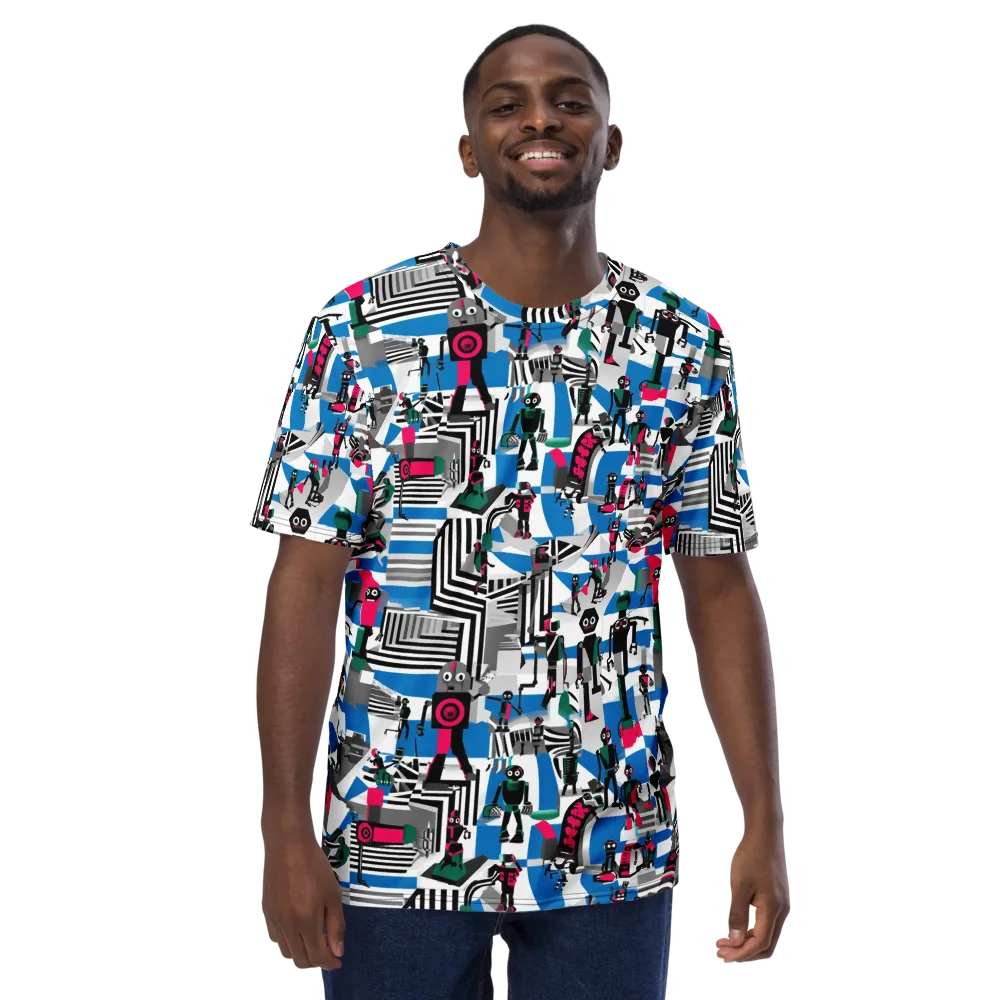 Synthetic Circus on Men's Crew Neck T-Shirt — Front