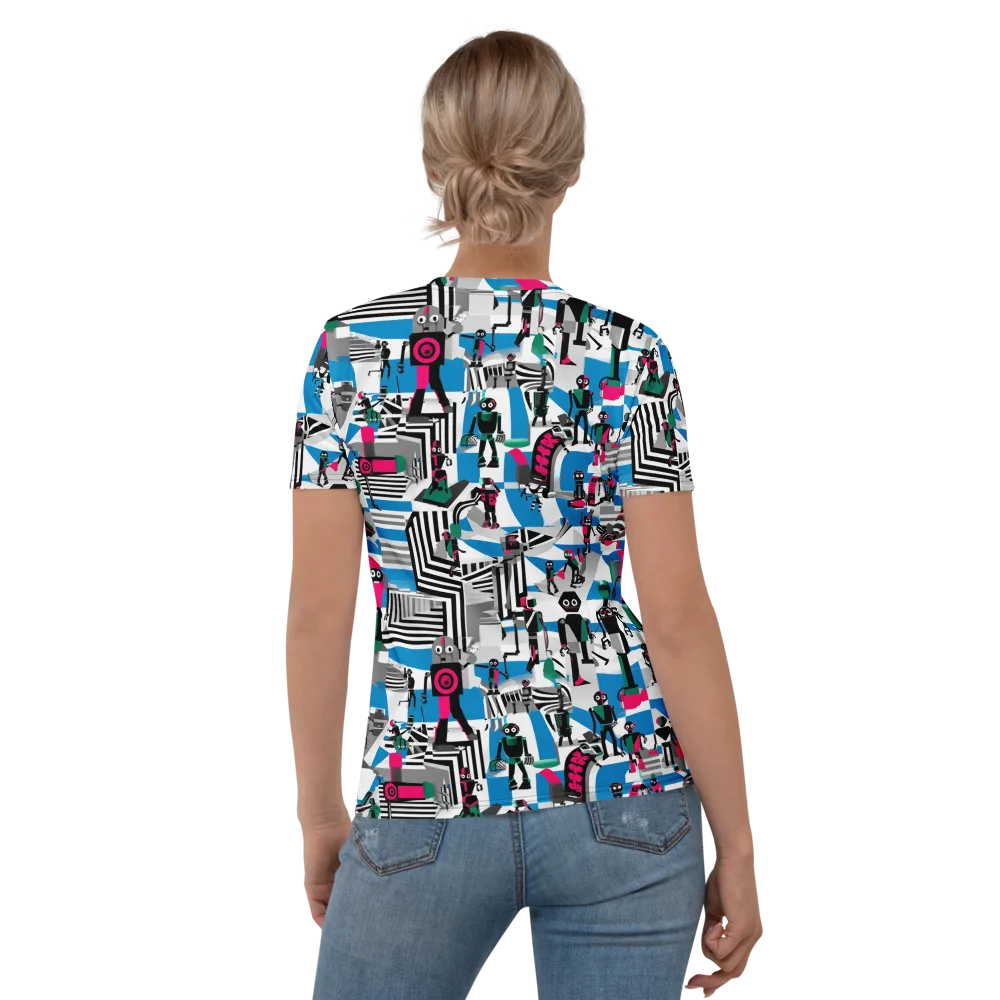 Synthetic Circus on Women's Crew Neck T-Shirt — Back