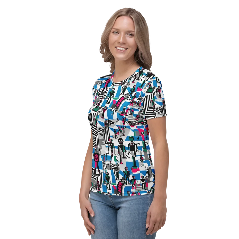 Synthetic Circus on Women's Crew Neck T-Shirt — Left