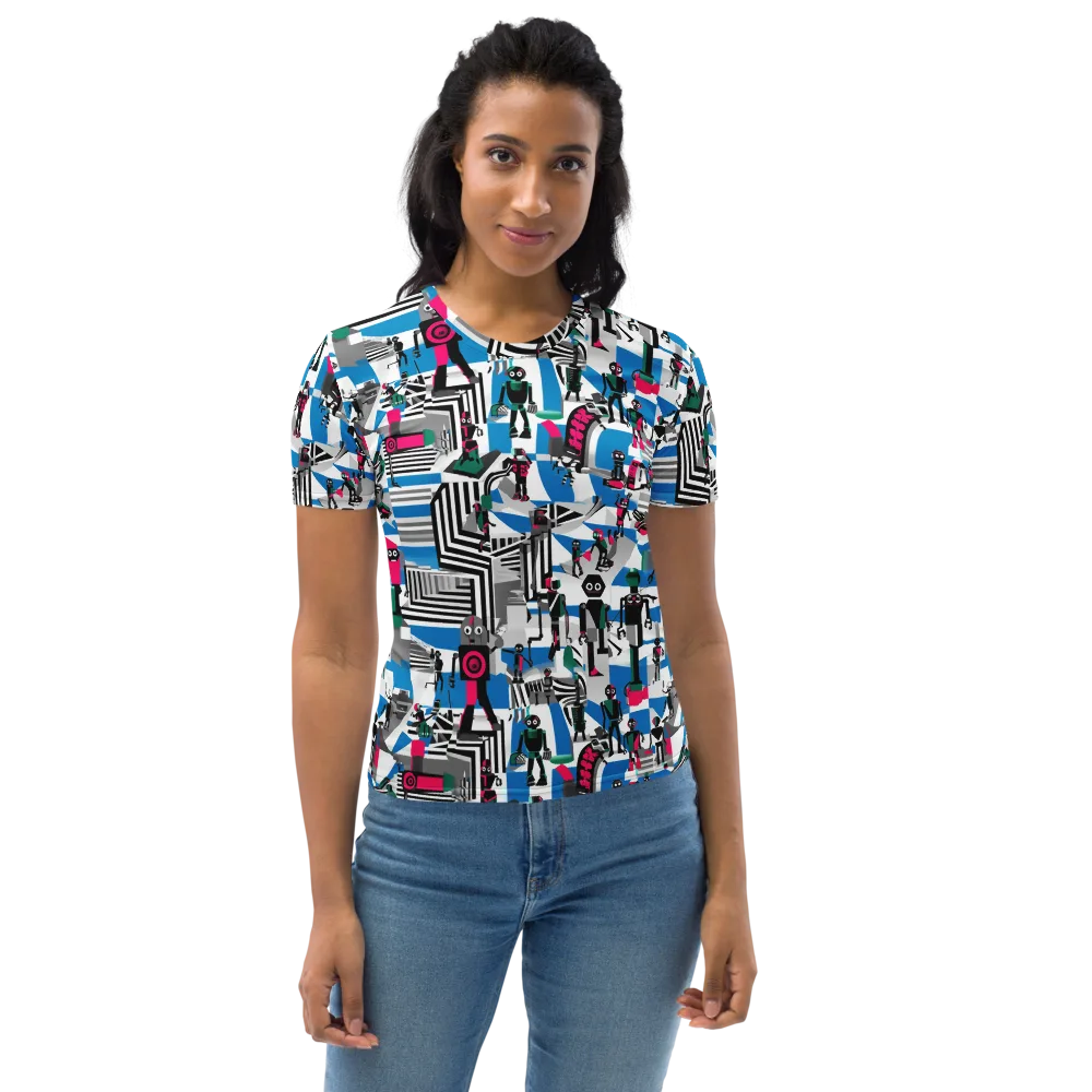 Synthetic Circus on Women's Crew Neck T-Shirt — Front