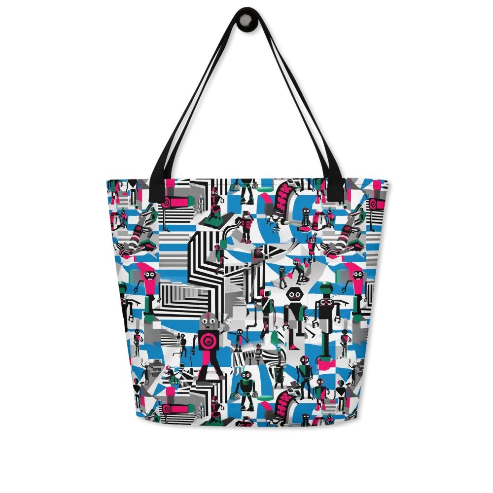 Synthetic Circus on Large Tote Bag W/ Pocket — Front