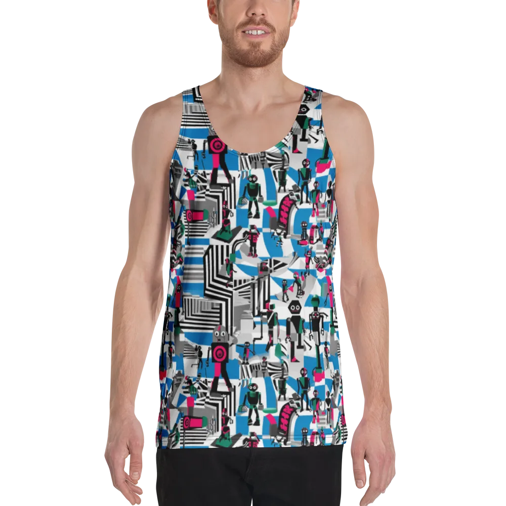 Synthetic Circus on Men's Tank Top — Front