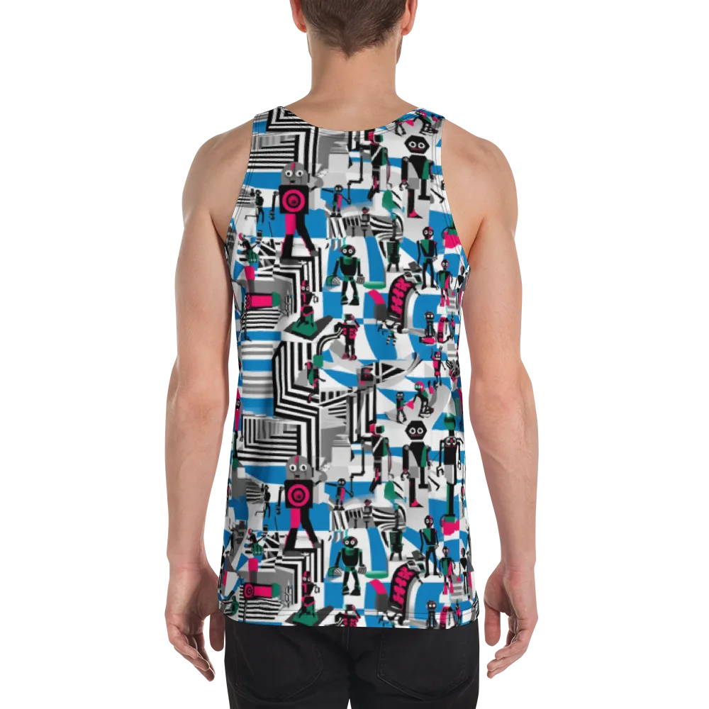 Synthetic Circus on Men's Tank Top — Back