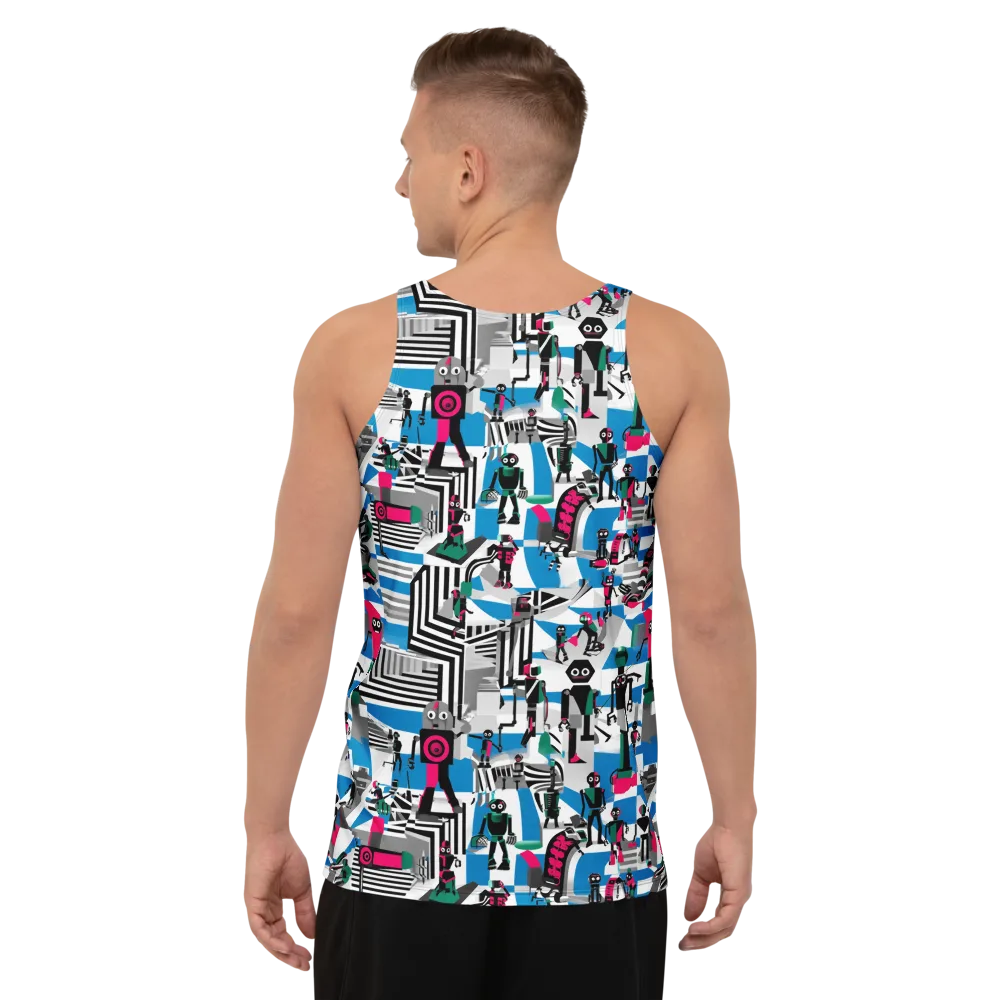 Synthetic Circus on Men's Tank Top — Back