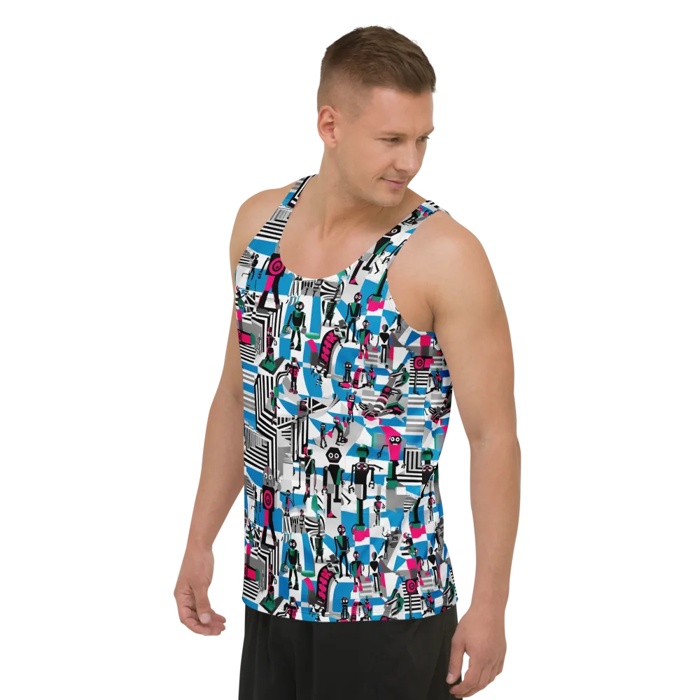 Synthetic Circus on Men's Tank Top — Left Front