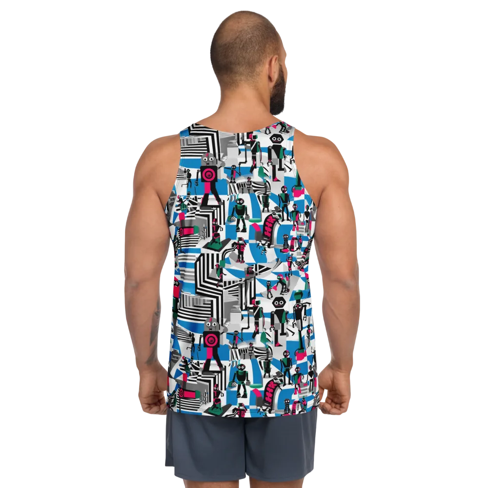Synthetic Circus on Men's Tank Top — Back