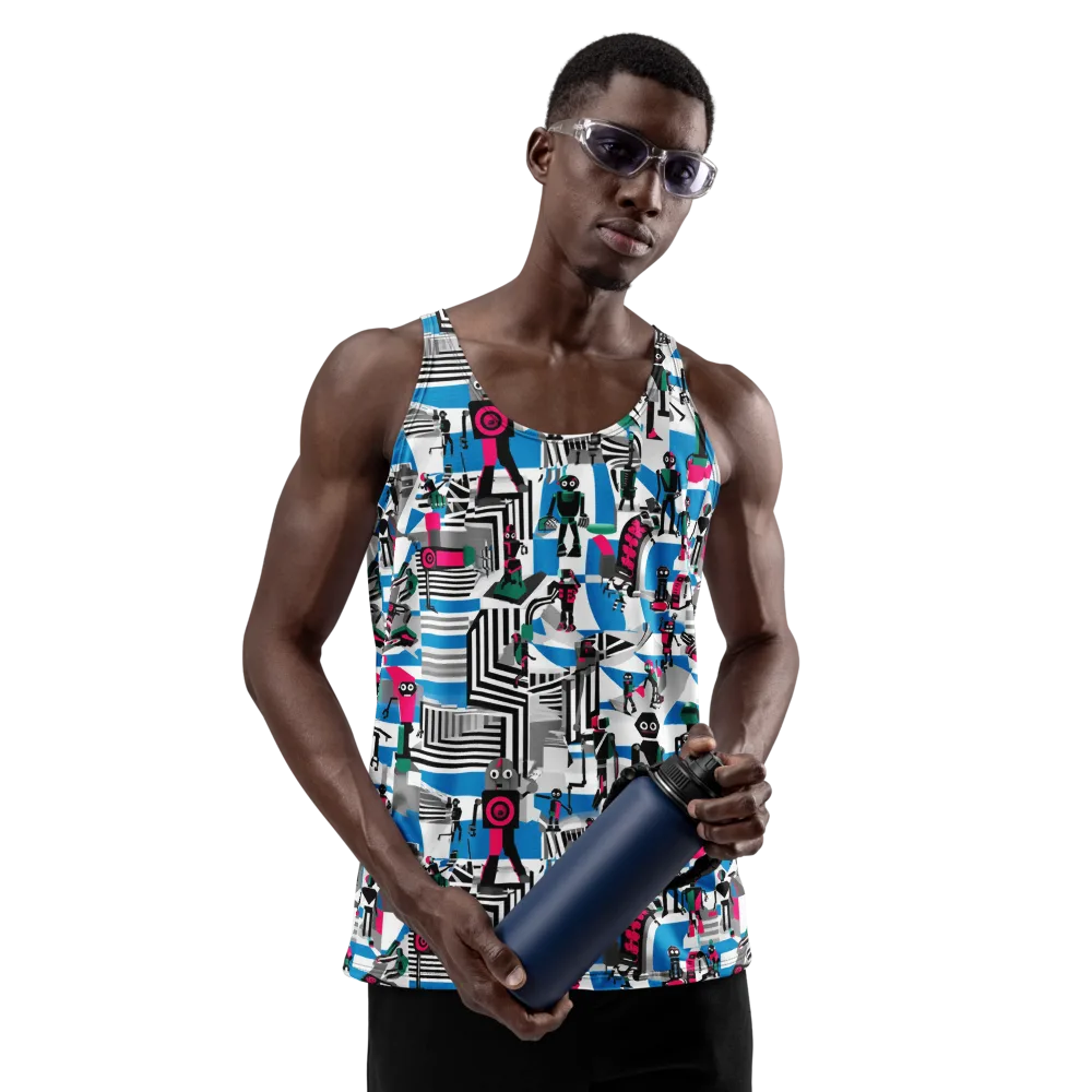 Synthetic Circus on Men's Tank Top — Front