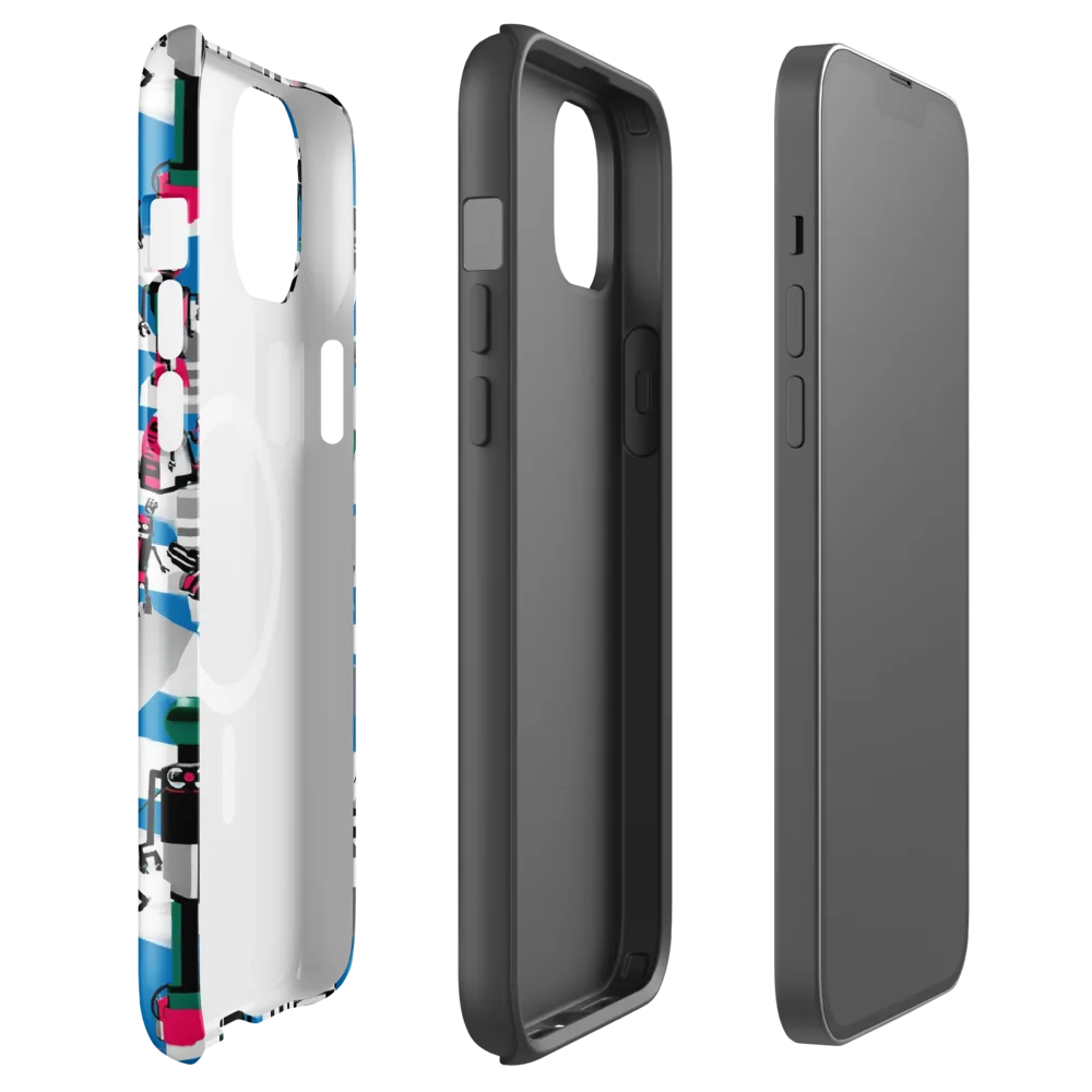 Synthetic Circus on MagSafe Tough Case for iPhone® — Front