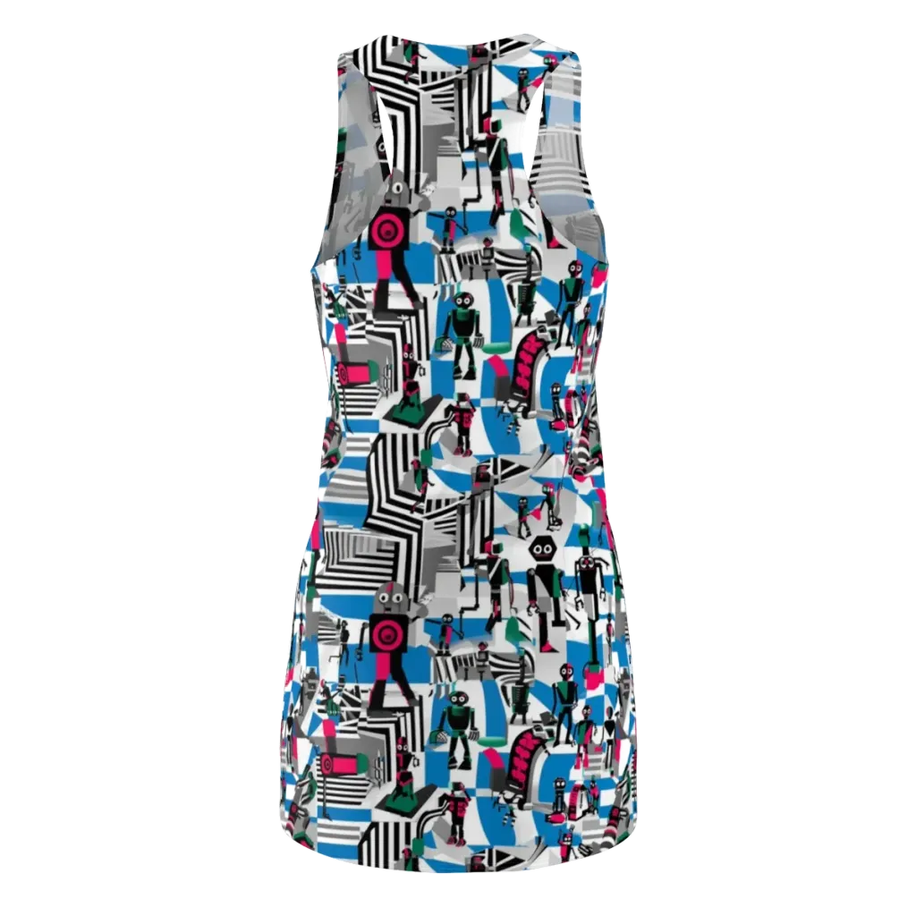 Synthetic Circus on Racerback Dress — Back
