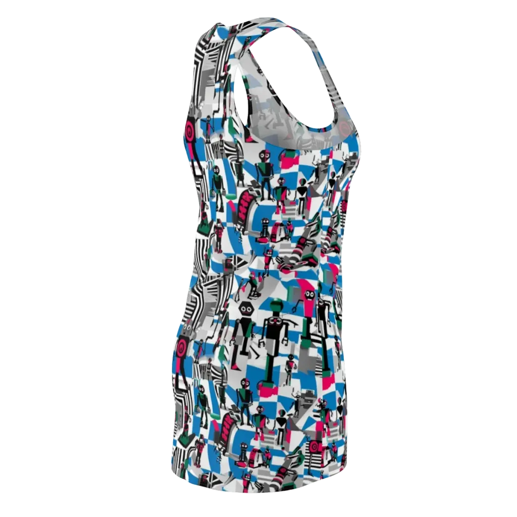 Synthetic Circus on Racerback Dress — Back Side