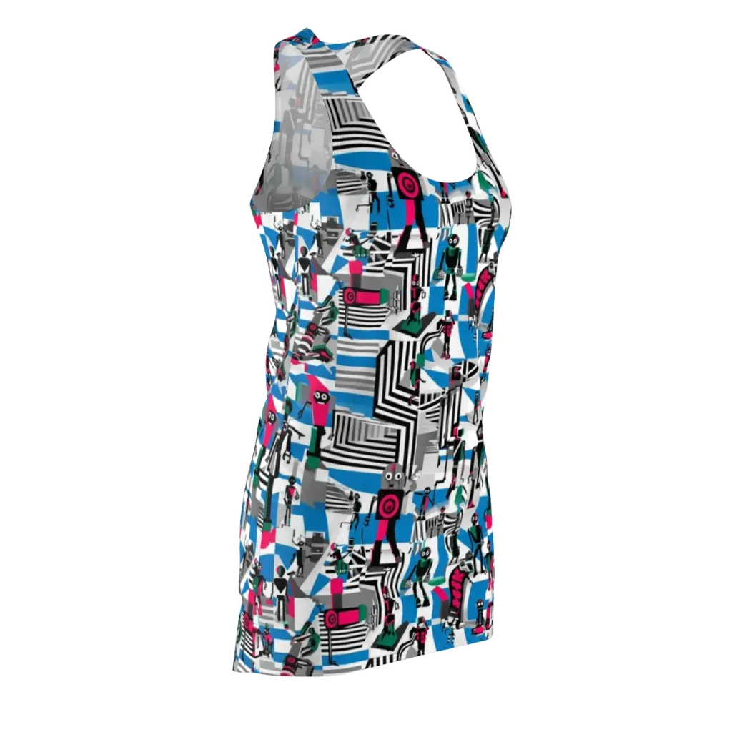 Synthetic Circus on Racerback Dress — Front Side