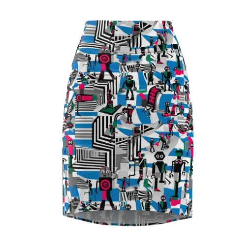 Synthetic Circus on a Pencil Skirt