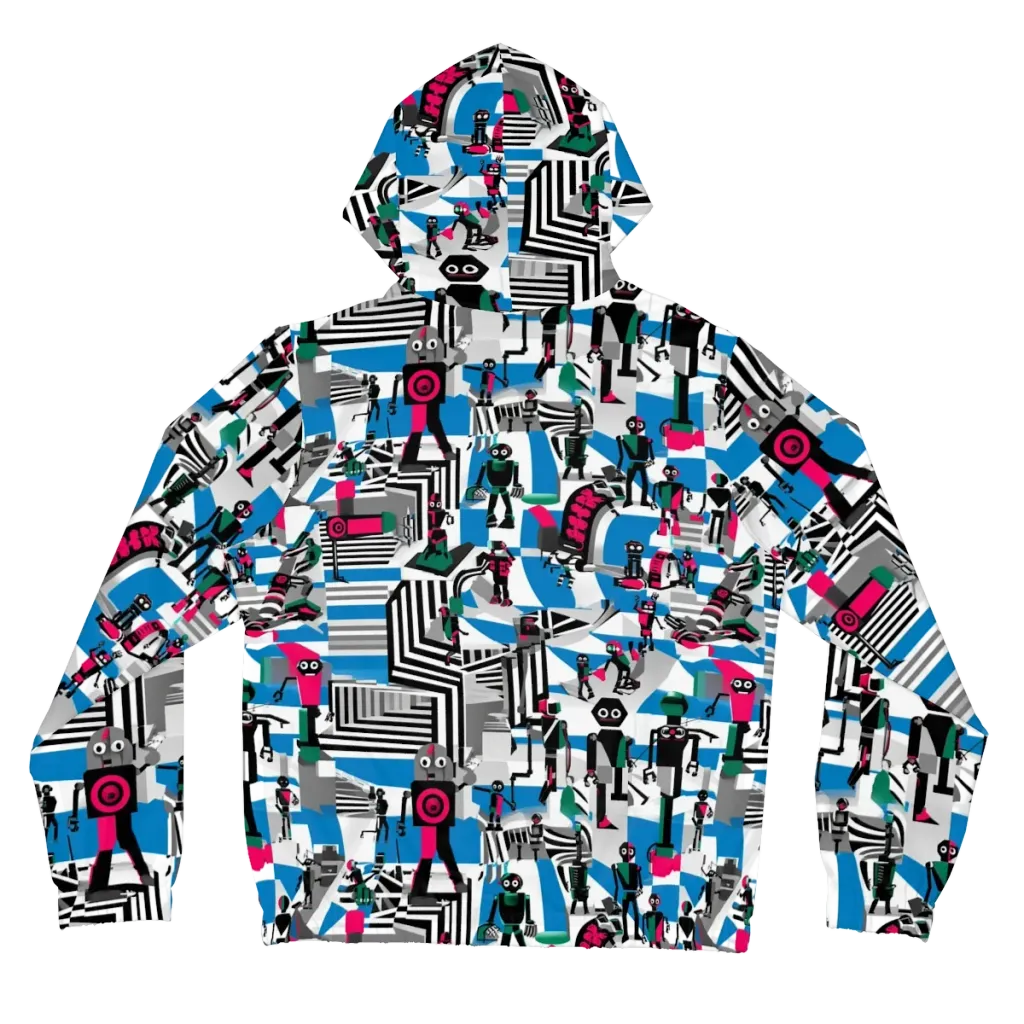 Synthetic Circus on Women's Full-Zip Hoodie — Back