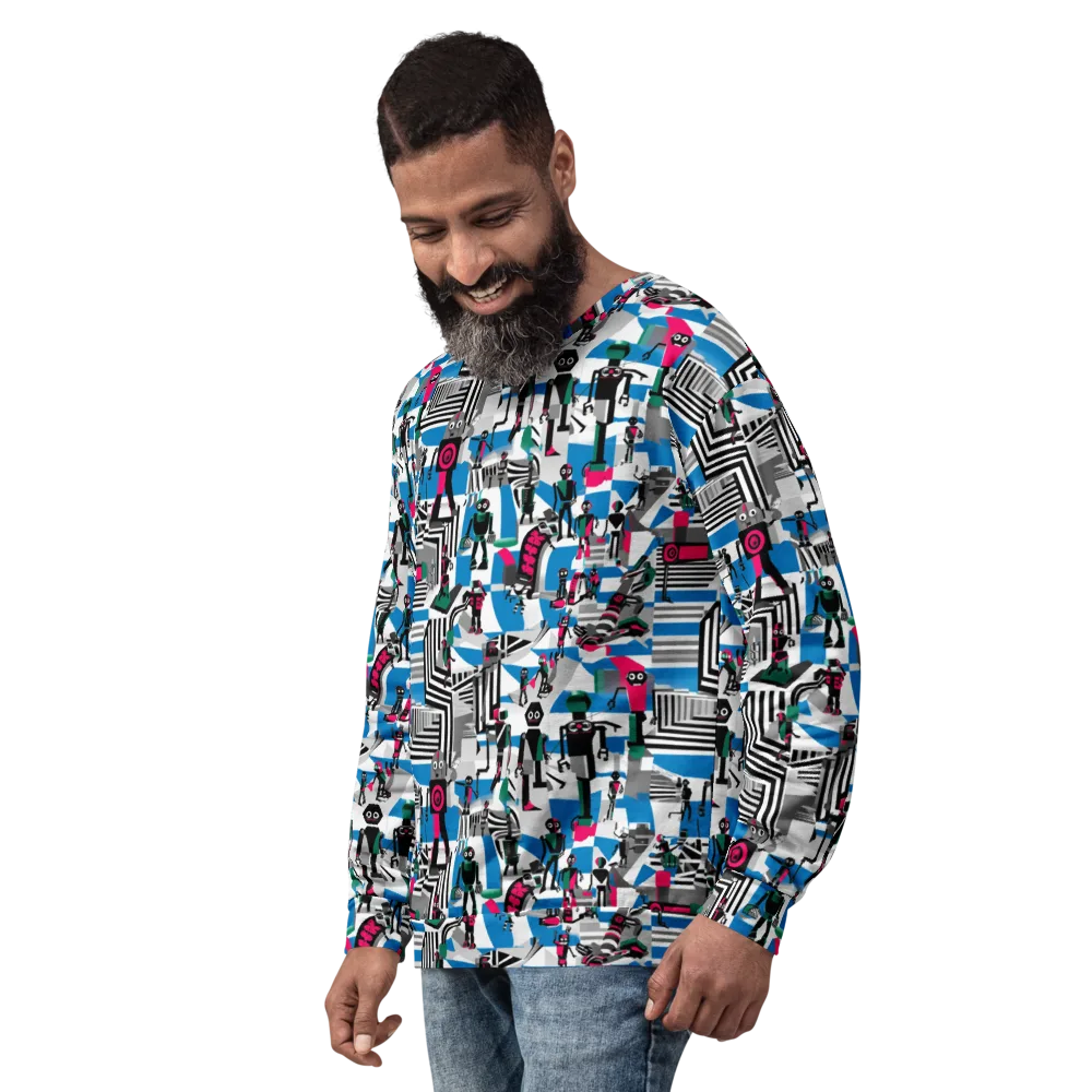 Synthetic Circus on Sweatshirt — Left Front
