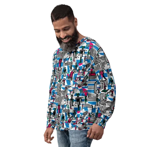 Synthetic Circus on a Sweatshirt