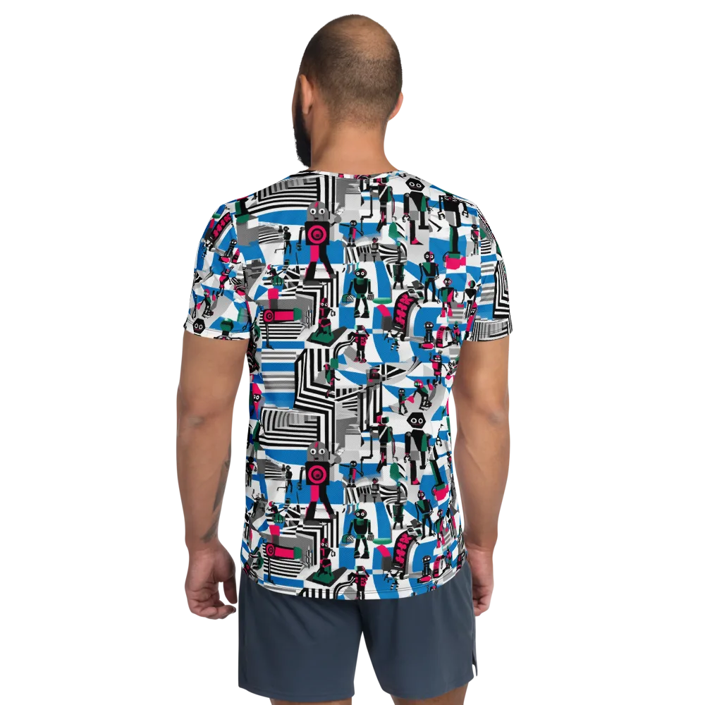 Synthetic Circus on Men's Athletic T-Shirt — Back