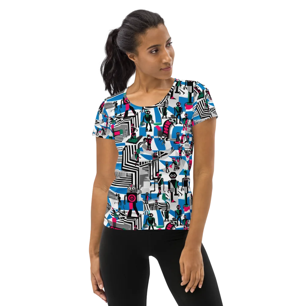 Synthetic Circus on Women's Athletic T-Shirt — Front