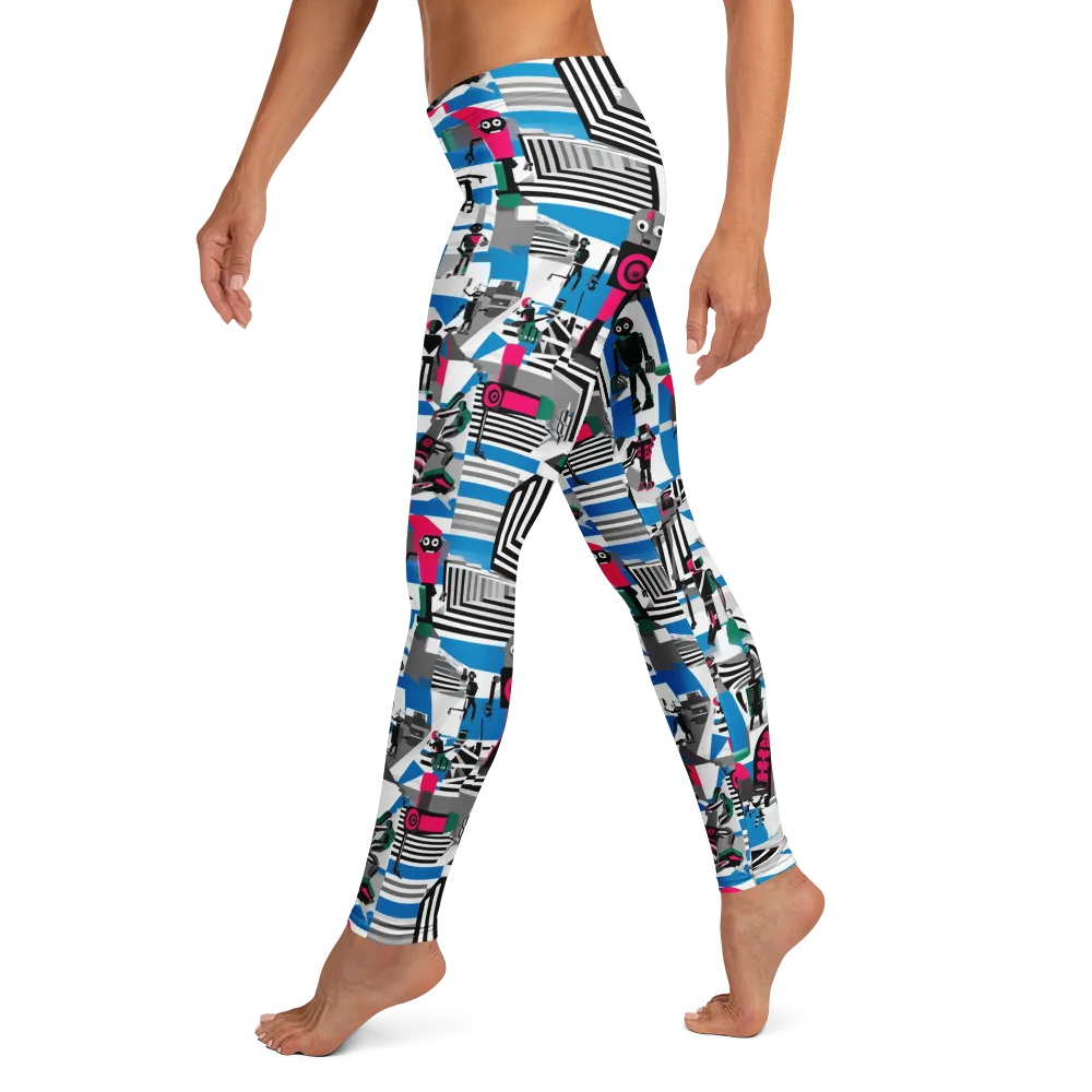 Synthetic Circus on Leggings — Left