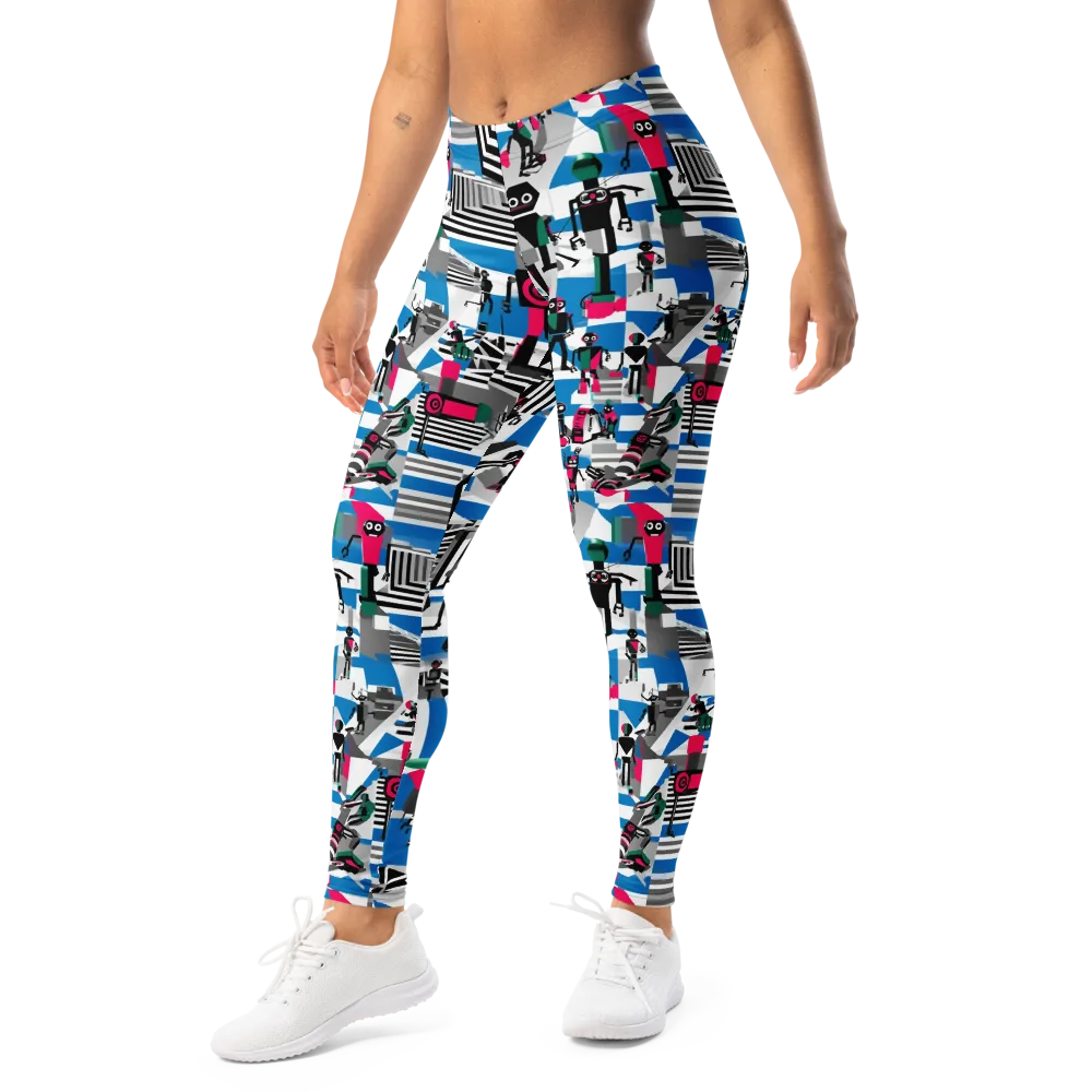 Synthetic Circus on Leggings — Left Front